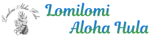 lomilomi aloha hula（ロミロミアロハフラ ）ロゴマーク